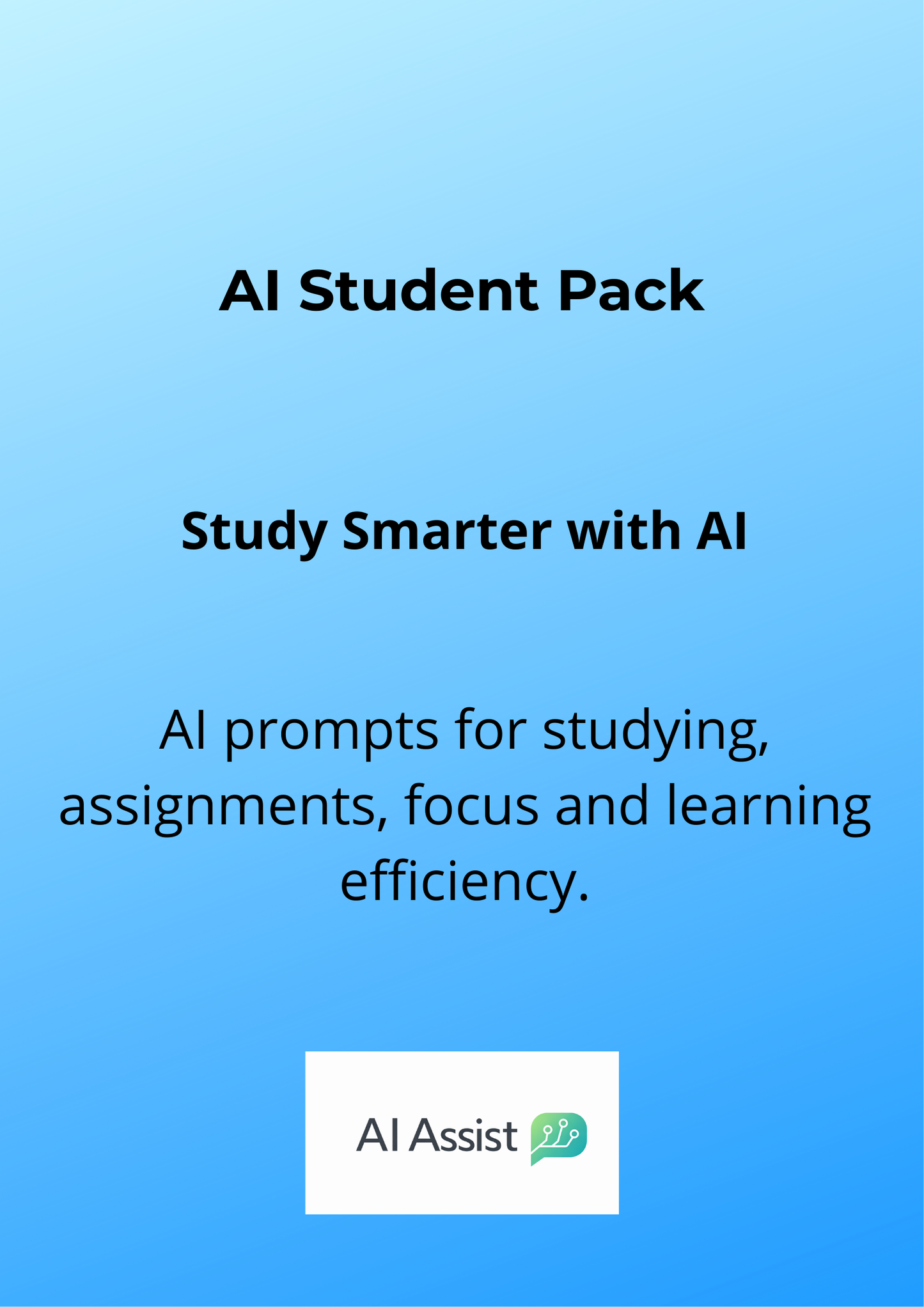 AI Student Prompt Pack