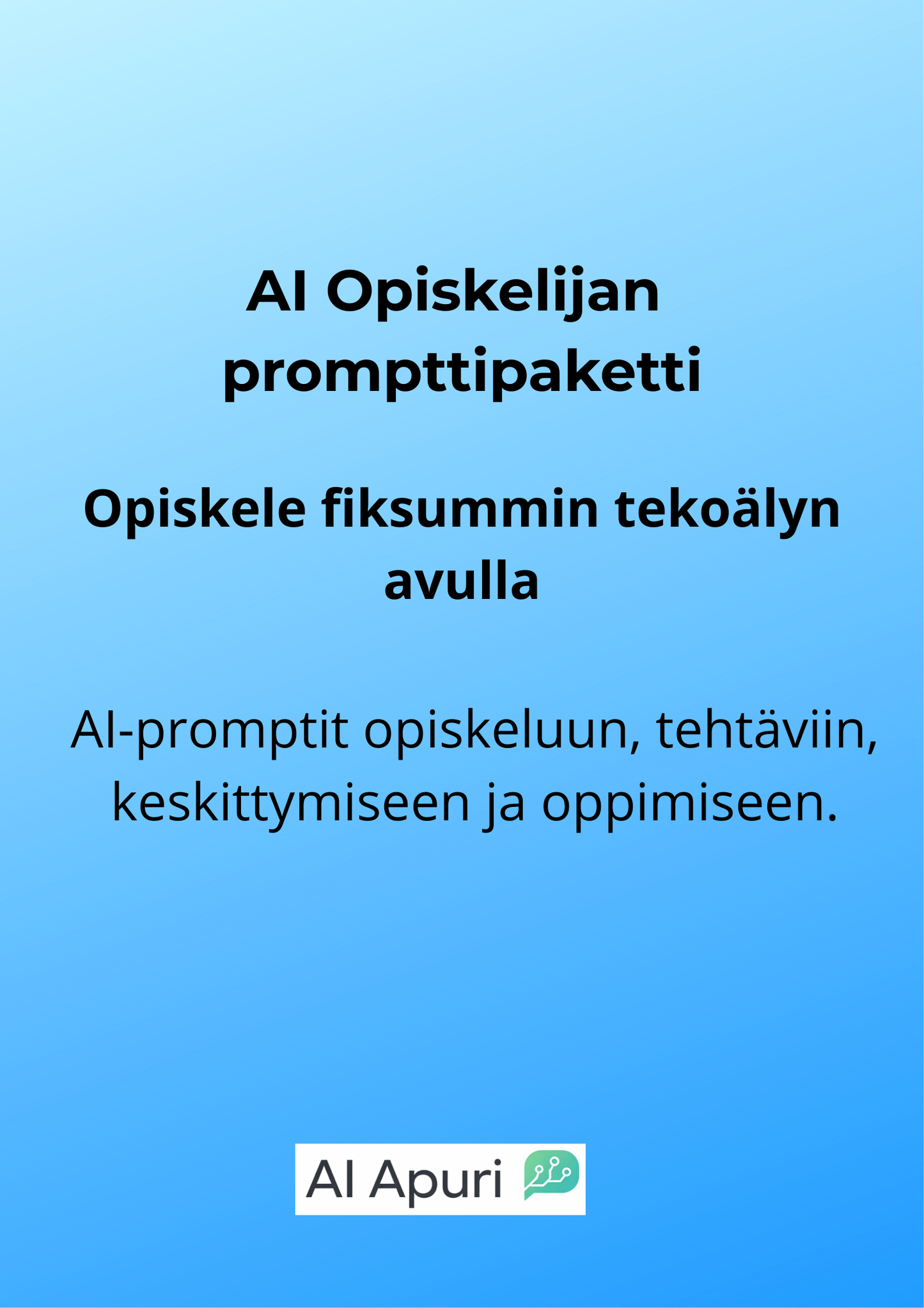 AI Student Prompt Package